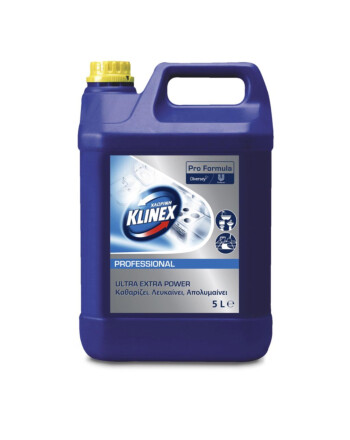 Klinex Ultra Extra Power παχύρευστη χλωρίνη με έγκριση ΕΟΦ 5L