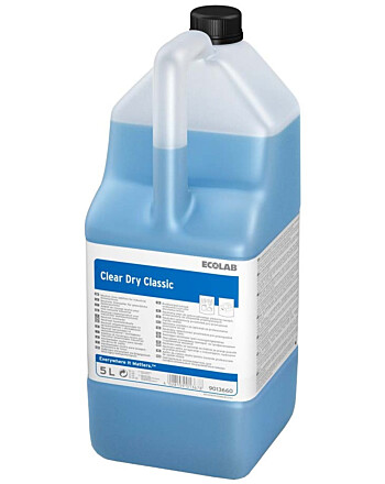 Ecolab Clear dry classic στεγνωτικό x 5L για μαλακά-μέτρια νερά