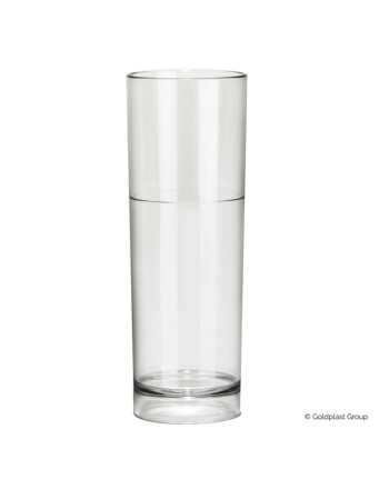 Goldplast Bicchiere ποτήρι σωλήνας διάφανο 230ml 
