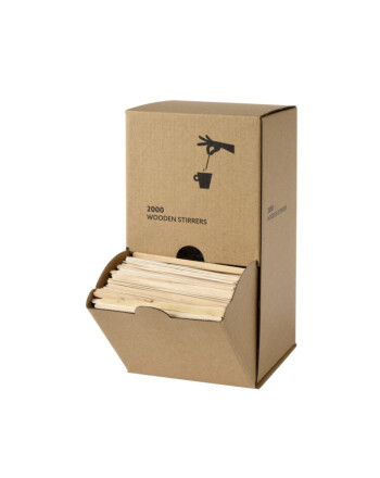 Biopak αναδευτήρας σε κουτί ξύλινος 11cm 2000τεμ