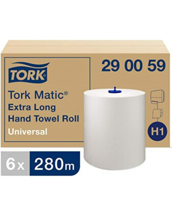 Tork Matic® Extra long χειροπετσέτα σε ρολό 1φυλλη λευκή 280m