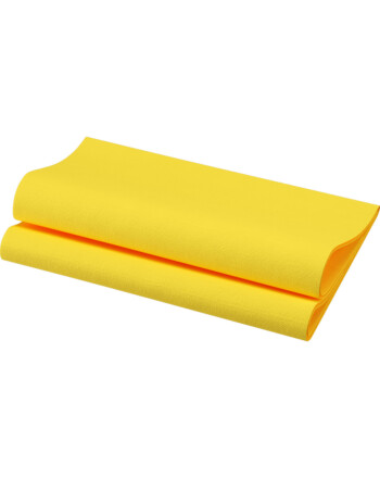 Duni Dunisoft® χαρτοπετσέτα κίτρινη 1/4 40x40cm Airlaid 60τεμ