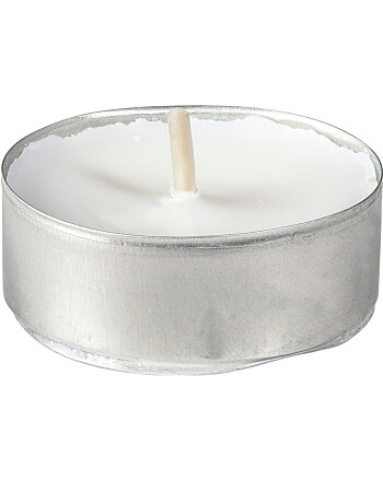Duni Tealights κερί σε ρεσό λευκό Ø3,9cm 50τεμ 4h