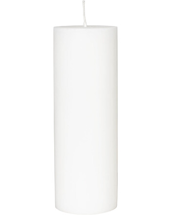 Duni Pillar κερί λευκό 20xØ7cm 60h