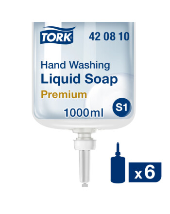 Tork® Extra hygiene υγρό σαπούνι χεριών άχρωμο 1L