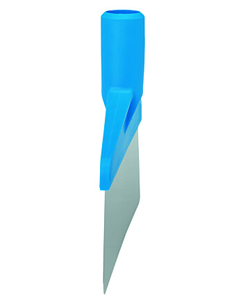 Vikan® ξύστρα δαπέδου με ανοιχτή λαβή εύκαμπτη μεταλλική μπλε 26cm