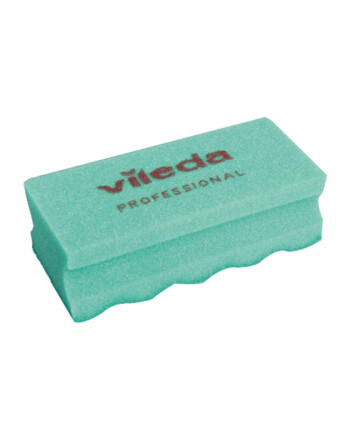 Vileda® Puractive σπόγγος που δεν χαράζει με λαβή πράσινος 8,5x13,5cm
