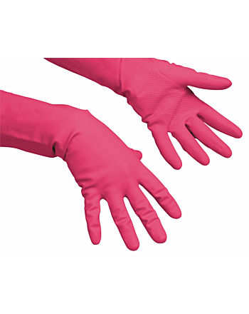 Vileda® Multipurpose γάντια πολλαπλών χρήσεων λάτεξ κόκκινα S 2τεμ