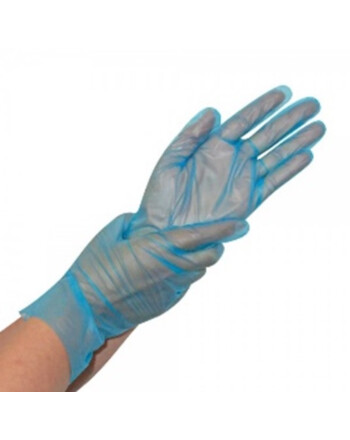 AMPri Basic-Plus γάντια μιας χρήσης TPE χωρίς πούδρα μπλε L 200τεμ