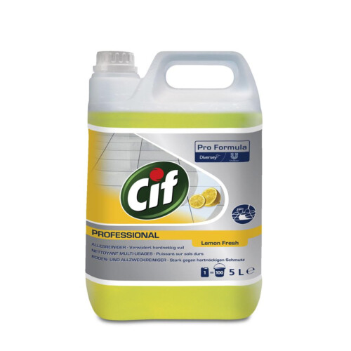 Cif υγρό καθαριστικό γενικής χρήσης με άρωμα λεμόνι 5L