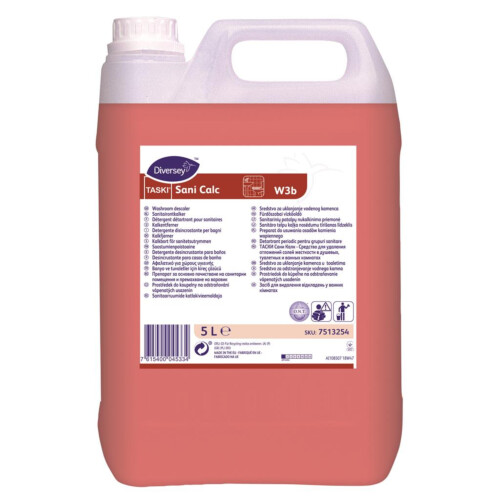 TASKI® Sani Calc W3b υγρό καθαριστικό αφαλατικό χώρων υγιεινής 5L