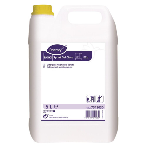 TASKI® Sprint Gel Cloro υγρό καθαριστικό απολυμαντικό με έγκριση ΕΟΦ 500ml