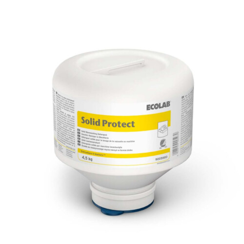 Ecolab Solid Protect απορρυπαντικό πλυντηρίου πιάτων σε πάστα για μέτρια και μαλακά νερά 4,5kg