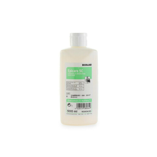 Ecolab Epicare 5C αντισηπτικό υγρό σαπούνι χεριών με αλκοόλη 500ml με έγκριση ΕΟΦ