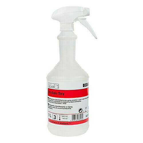Ecolab DrySan™ Oxy καθαριστικό απολυμαντικό σπρέι ταχείας δράσης έτοιμο προς χρήση 1L