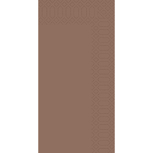 Duni χαρτοπετσέτα καφέ 3φυλλη 1/8 40x40cm πολυτελείας 250τεμ