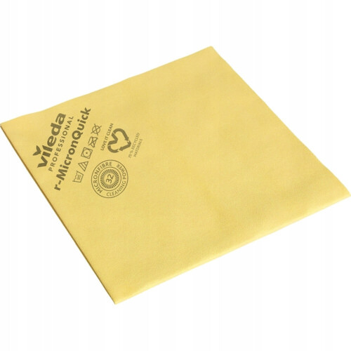 Vileda® recycled MicronQuick αντιβακτηριδιακό πανί μικροϊνών κίτρινο 38x40cm